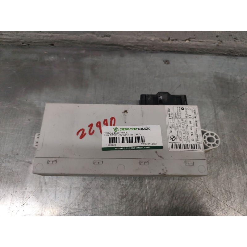 Recambio de modulo electronico para bmw serie 1 berlina (e81/e87) 120d referencia OEM IAM 5WK49412GBF  