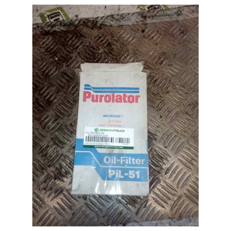 Recambio de filtro aceite para . no identificado referencia OEM IAM PIL51 MARCA:PUROLATOR 