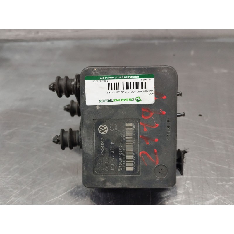 Recambio de abs para volkswagen golf v berlina (1k1) conceptline (e) referencia OEM IAM 1K0907379K 1K0907379K 3