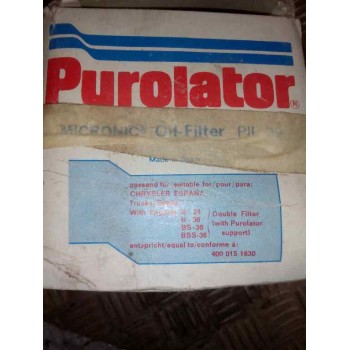 Recambio de filtro aceite para . no identificado referencia OEM IAM PIL39 MARCA:PUROLATOR 