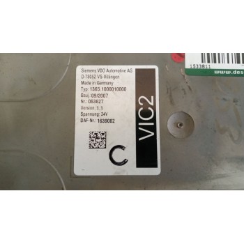 Recambio de modulo electronico para daf serie xf105.xxx 12.9 diesel referencia OEM IAM 1639082  VERSION 1.1