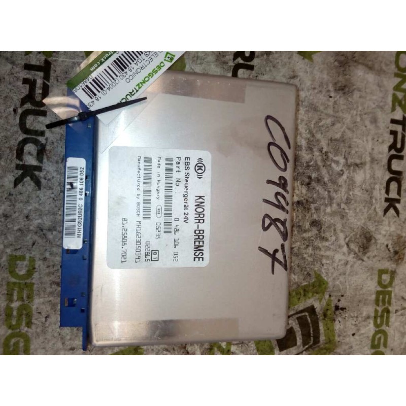 Recambio de modulo electronico para man tg - a 18.430 fg / bb (e3/e4) l referencia OEM IAM 0486106052 81258087021 CENTRALITA EBS - Gris