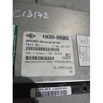 Recambio de modulo electronico para man le 14.225 llc referencia OEM IAM 81259356710 0486104033 CENTRALITA ABS