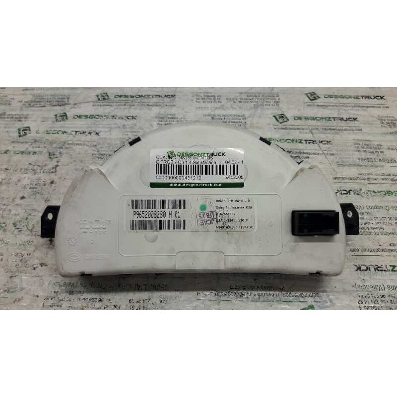 Recambio de cuadro instrumentos para citroën c3 1.4 satisfaction referencia OEM IAM 9652008280 3