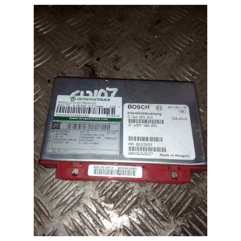 Recambio de modulo electronico para man tg - a 18.xxx 10.5 diesel referencia OEM IAM 81258106000 0260001033 6009380001