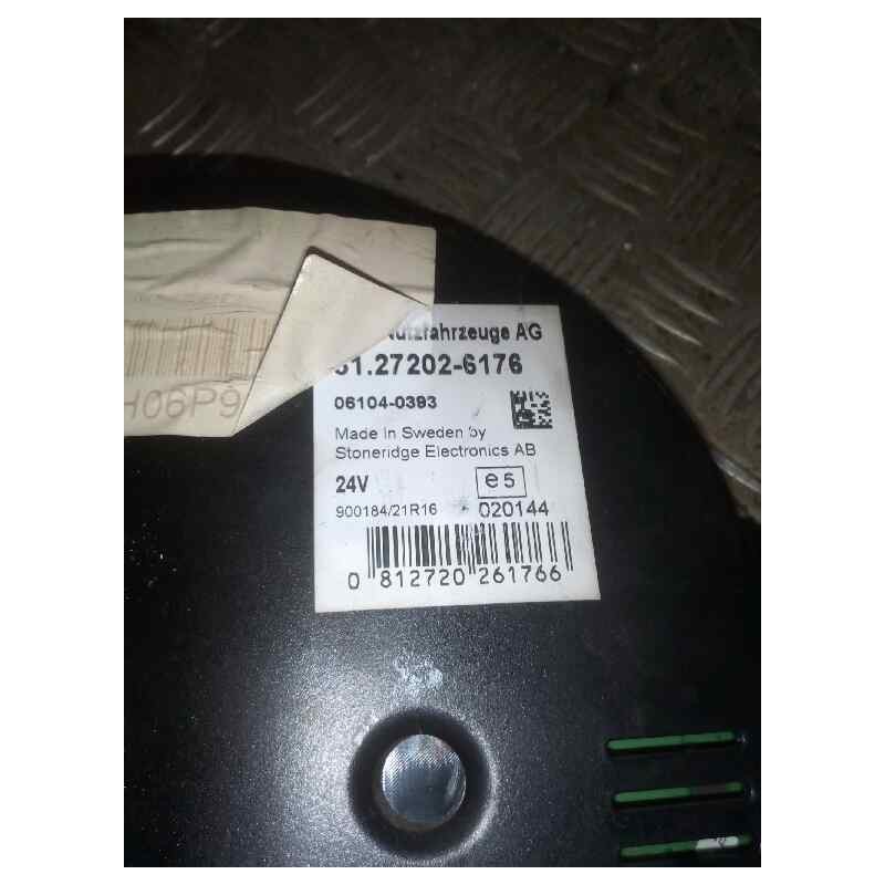 Recambio de cuadro instrumentos para man tg - a 18.430 10.5 diesel referencia OEM IAM 81272026176 - Blanco 3