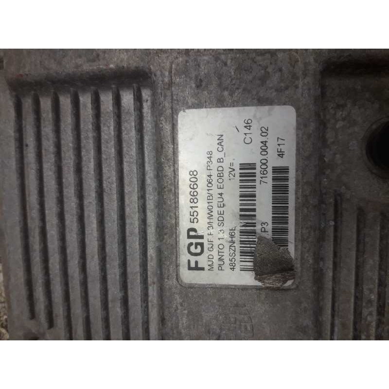 Recambio de centralita motor uce para fiat punto berlina (188) 1.3 16v multijet feel referencia OEM IAM 55186608 485SZNH6B 71600 - Rojo 2