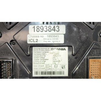 Recambio de cuadro instrumentos para scania magnus referencia OEM IAM 1893843 2303334 2627472