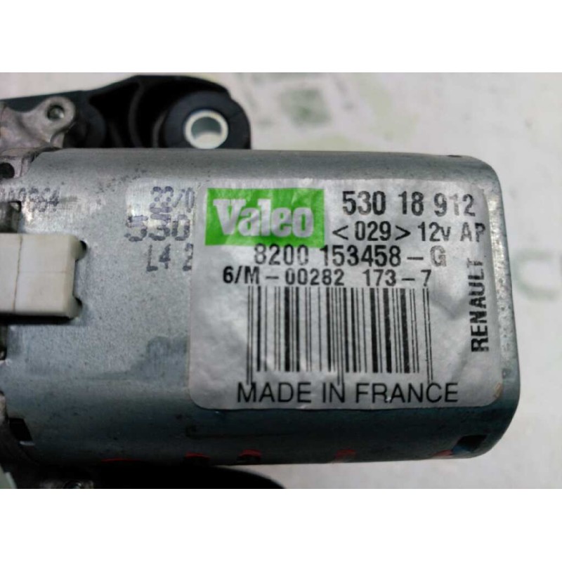 Recambio de motor limpia trasero para renault scenic ii confort dynamique referencia OEM IAM 8200153458 - Negro 2