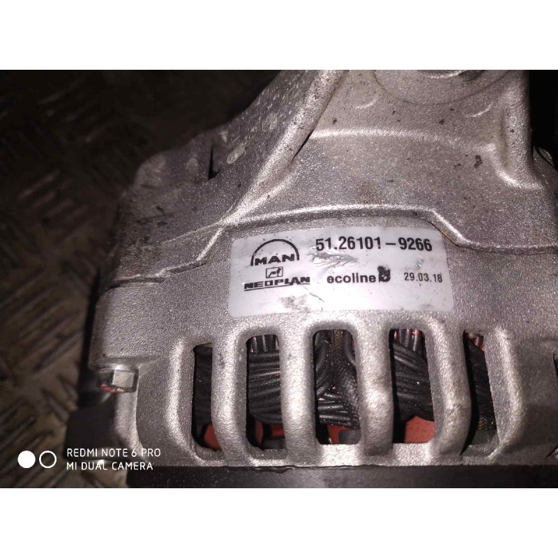 Recambio de alternador para man m 2000 l/m 2000 evolution m 2000 l fg llc cabina doble con 3 puertas referencia OEM IAM 51261019 - Blanco 2