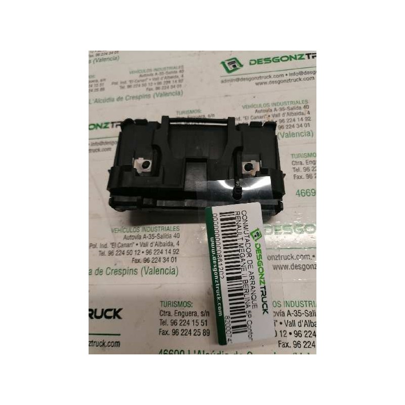 Recambio de conmutador de arranque para renault megane ii berlina 5p confort authentique referencia OEM IAM 8200074331A S1185390 - Azul 2