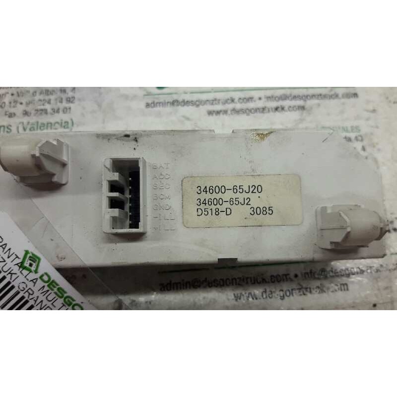 Recambio de pantalla multifuncion para suzuki grand vitara 3 puertas sq (gt) 2.0 td dlx referencia OEM IAM 3460065J20 PEQUEÑA RA 3