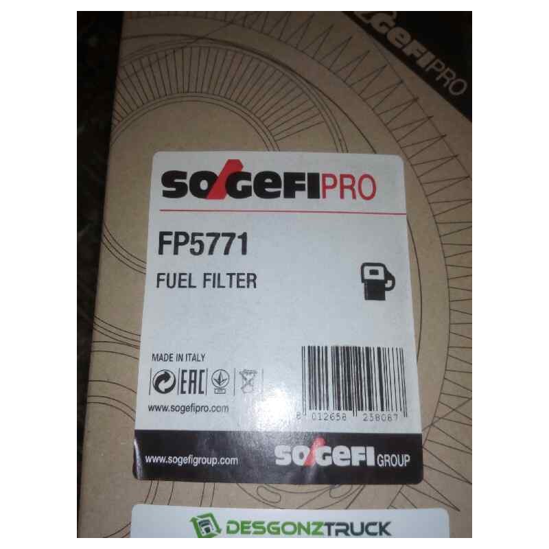 Recambio de filtro gasoil para . no identificado referencia OEM IAM FP5771 MARCA:SOGEFIPRO 2