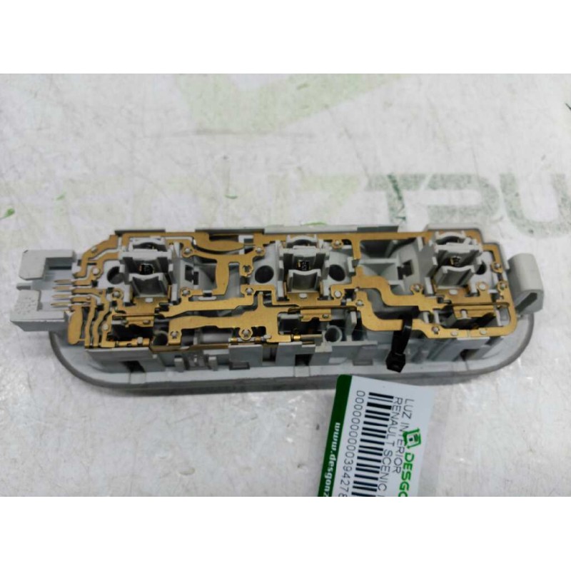 Recambio de luz interior para renault scenic ii confort dynamique referencia OEM IAM 8200073234 TRASERA - Negro 2