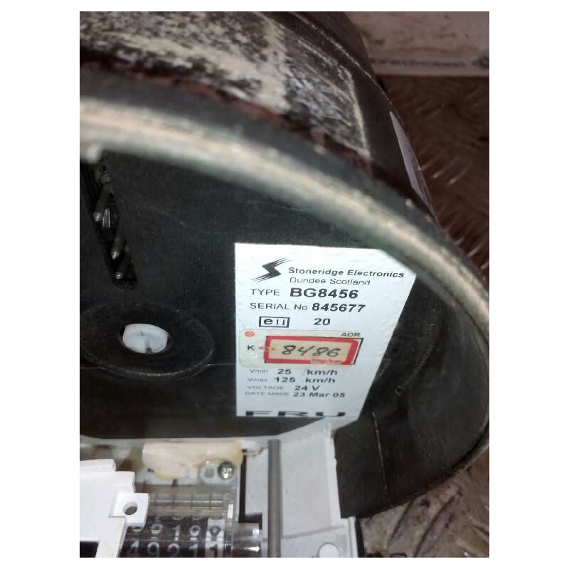 Recambio de tacografo para renault hr 400.18 / 26 premium e2 11.1 diesel referencia OEM IAM BG8456 845677 - Blanco 3