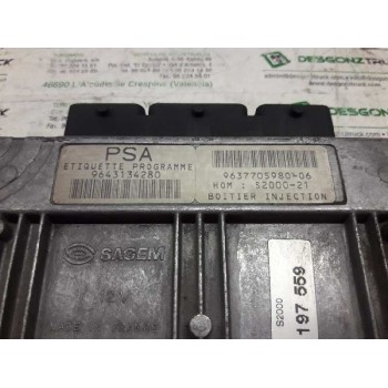 Recambio de centralita motor uce para citroën saxo 1.4 plaisir referencia OEM IAM 9643134280  