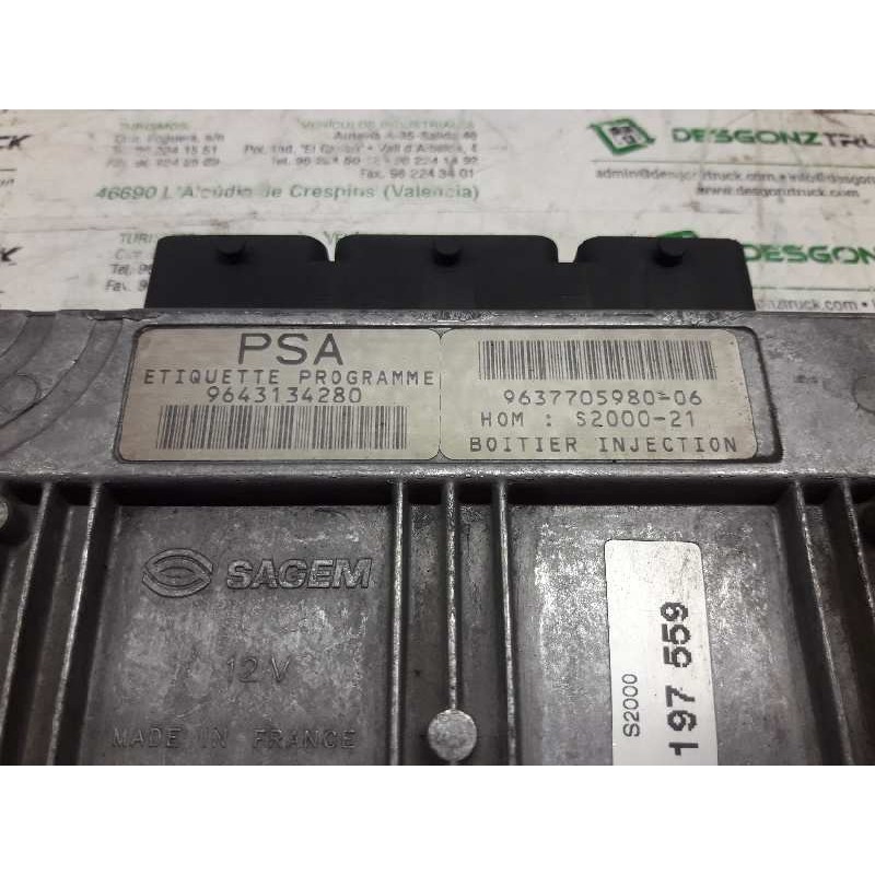 Recambio de centralita motor uce para citroën saxo 1.4 plaisir referencia OEM IAM 9643134280 2