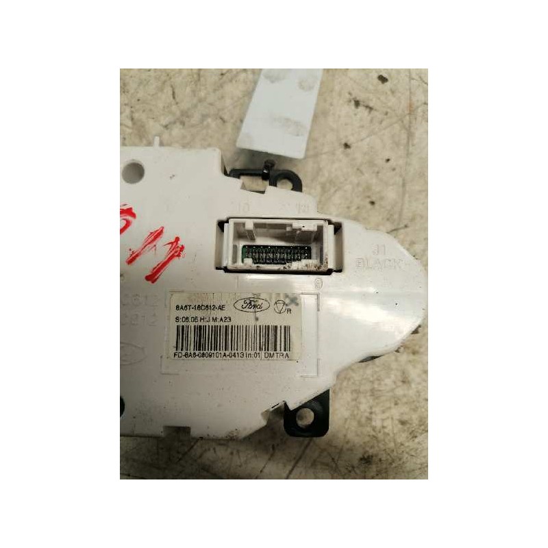 Recambio de mando climatizador para ford fiesta (cb1) econetic referencia OEM IAM 8A6T18C812AE - Rojo 3