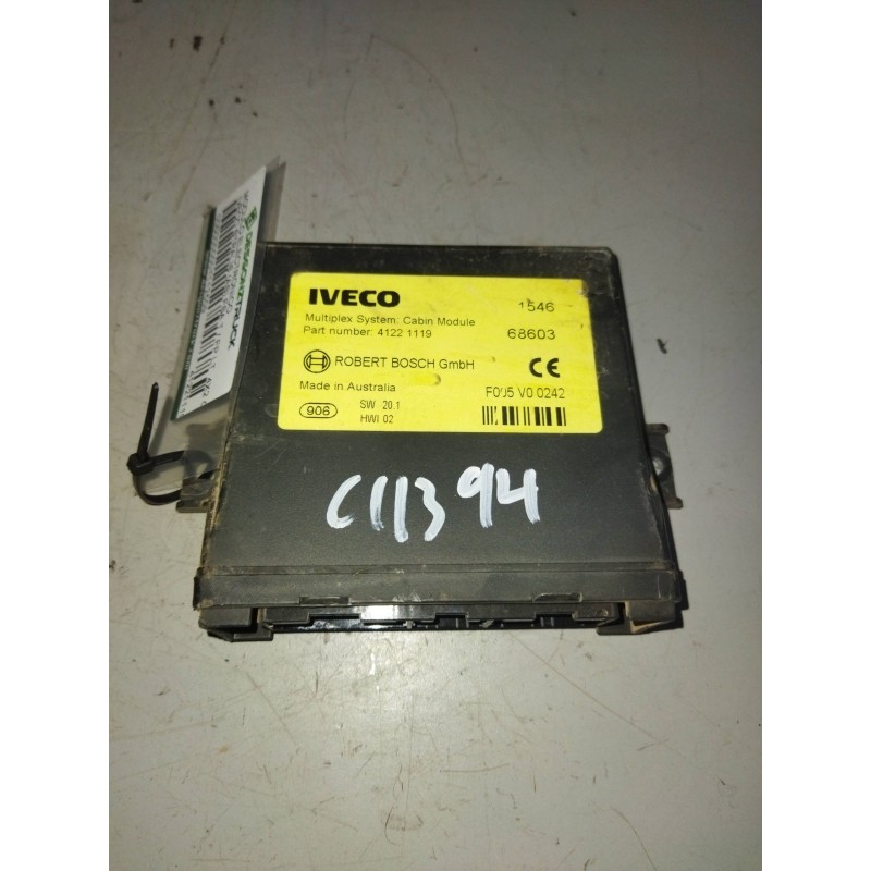 Recambio de modulo electronico para iveco stralis (as) fsa t / fp lt 4x2 gran espacio referencia OEM IAM 41221119 SW20.1 - Blanco