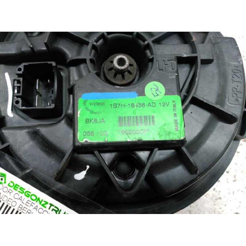 Recambio de ventilador calefaccion para ford mondeo berlina (ge) ambiente referencia OEM IAM 1S7H18456AD 4 PINS 3