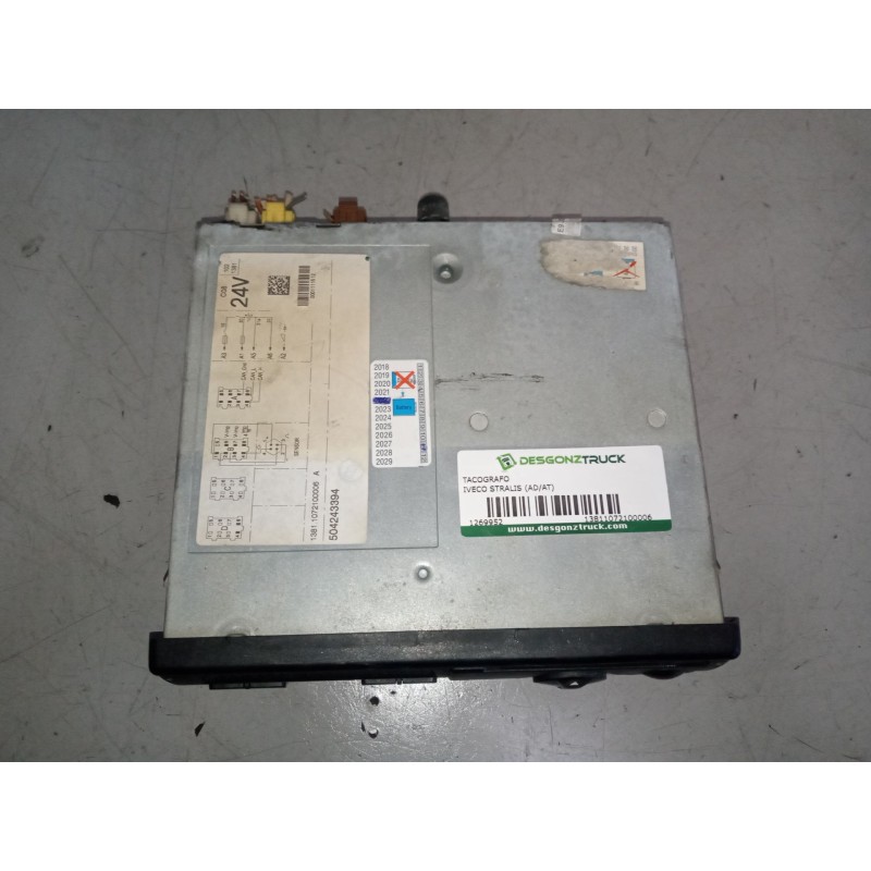 Recambio de tacografo para iveco stralis (ad/at) 10.3 diesel referencia OEM IAM 13811072100006 504243394 0001111512 - Rojo 4