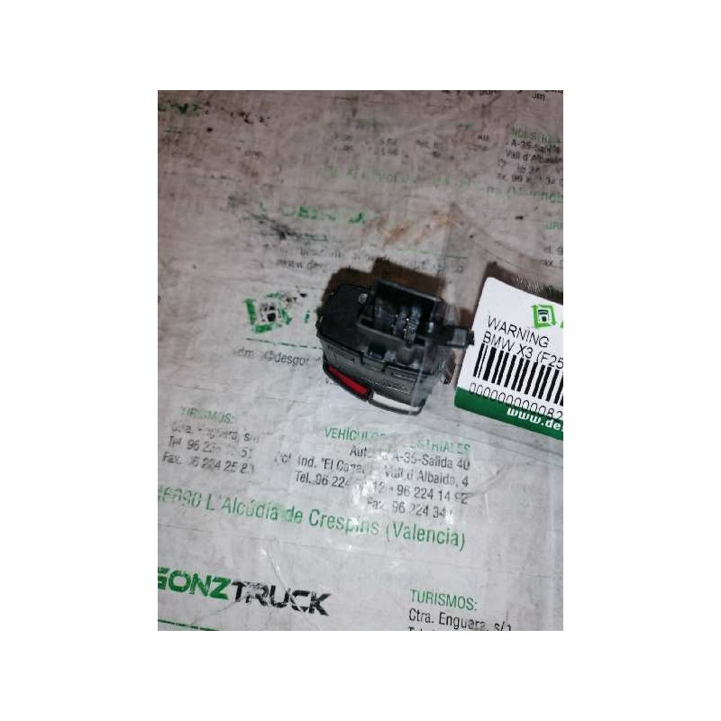 Recambio de warning para bmw x3 (f25) xdrive 20d referencia OEM IAM 916189603 5 PINS 2