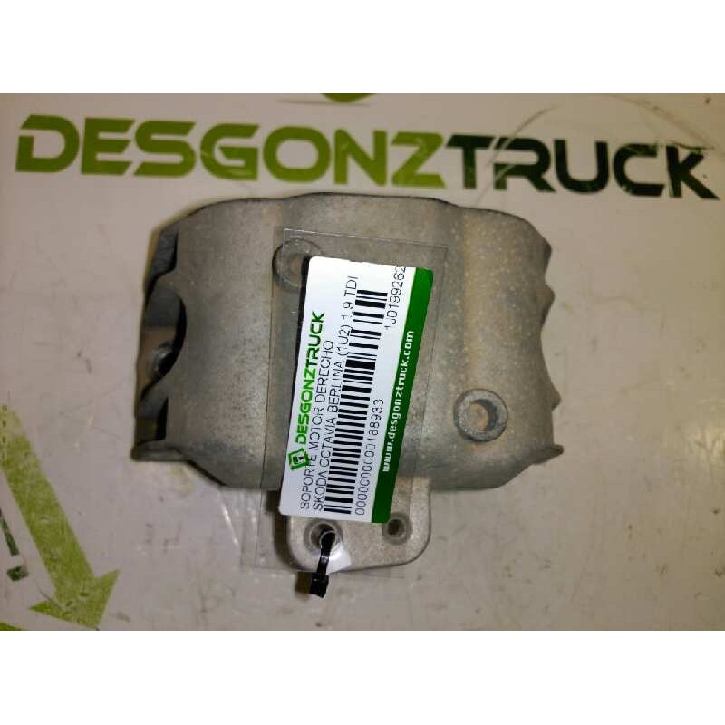 Recambio de soporte motor derecho para skoda octavia berlina (1u2) 1.9 tdi referencia OEM IAM 1J0199262 2