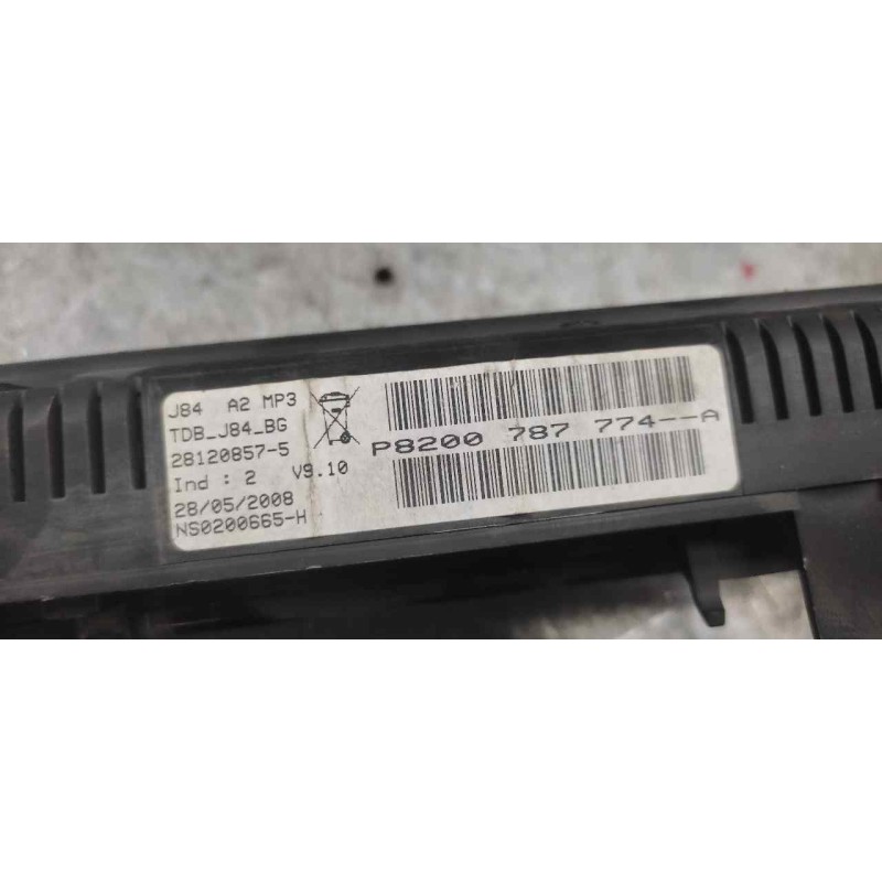 Recambio de cuadro instrumentos para renault scenic ii authentique referencia OEM IAM 8200787774A NS0200665H 3