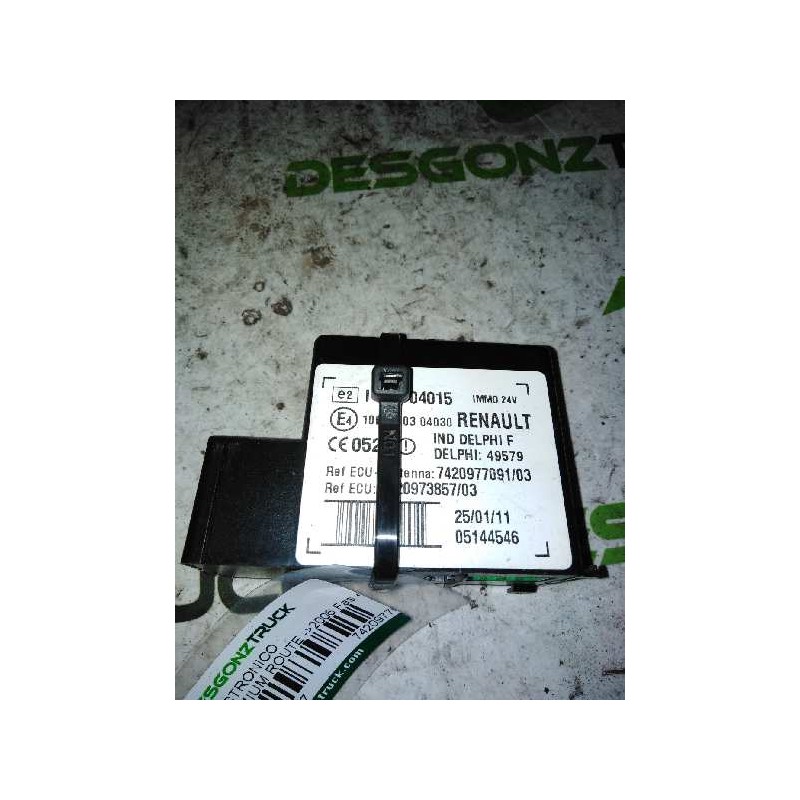Recambio de modulo electronico para renault premium route 2006 fas 4x2gv larga distancia referencia OEM IAM 7420977091 742097385 - Rojo