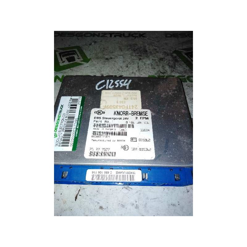 Recambio de modulo electronico para renault premium route 2006 fas 4x2gv larga distancia referencia OEM IAM 21377527 0486106116 