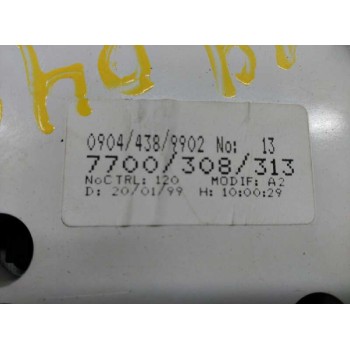 Recambio de cuadro instrumentos para renault trafic (desde 5.89) referencia OEM IAM 7700308313  