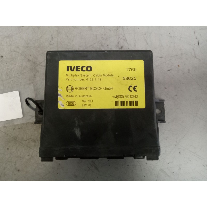 Recambio de modulo electronico para iveco stralis (ad/at) fg at y / p 6x2 larga distancia referencia OEM IAM 41221119  sw20.1 - Blanco
