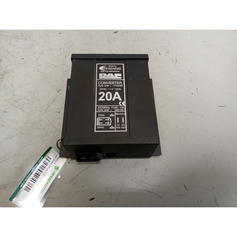 Recambio de modulo electronico para daf serie xf105.xxx 12.9 diesel referencia OEM IAM 1726282 CONVERTIDOR 24V/12V 