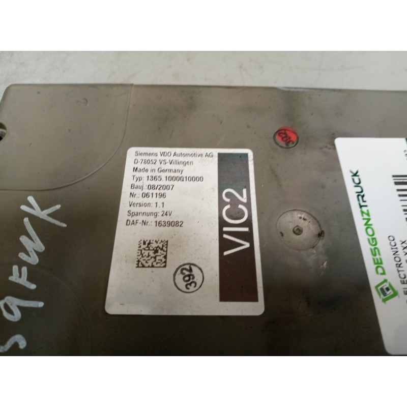 Recambio de modulo electronico para daf serie xf105.460 12.9 diesel referencia OEM IAM 1639082  VERSION:1.1 - Blanco 4