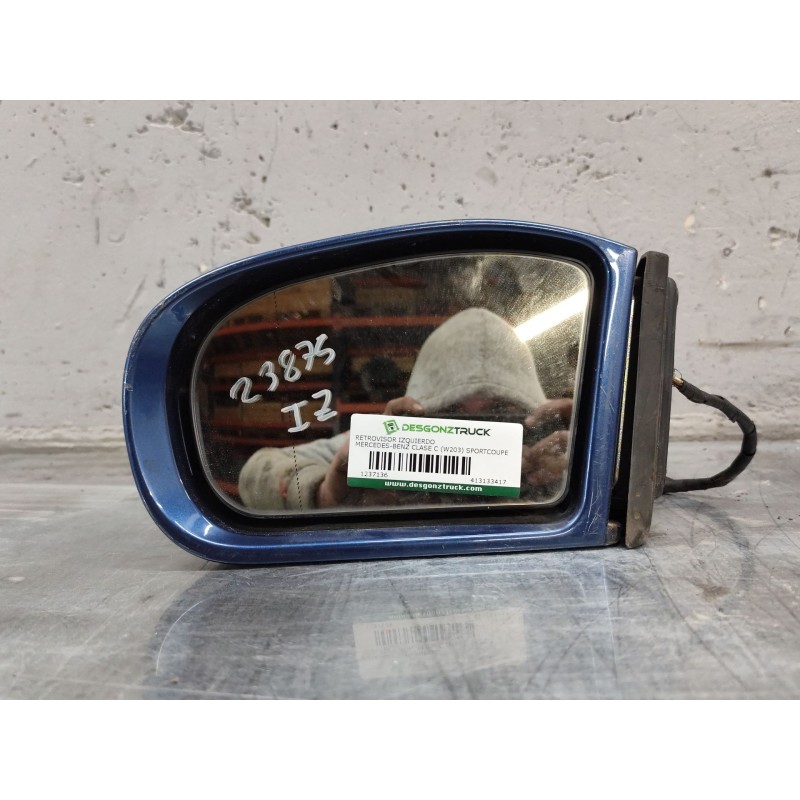 Recambio de retrovisor izquierdo para mercedes-benz clase c (w203) sportcoupe c 180 compressor (203.746) referencia OEM IAM 4131 - Azul