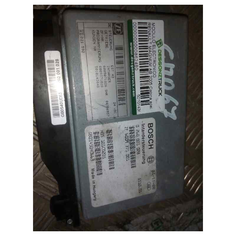 Recambio de modulo electronico para renault magnum e-tech 2000  fas gv 4 x 2 larga distancia referencia OEM IAM  0260001028 CENT - Blanco 2
