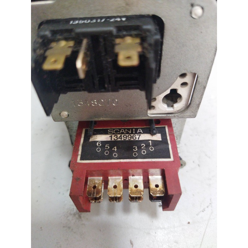 Recambio de interruptor para scania serie 4 (p/r 124 l) 11.7 diesel referencia OEM IAM 1349967 MANDO RETARDER - Blanco 3