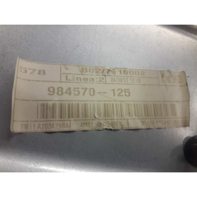 Recambio de elevalunas delantero izquierdo para ford focus berlina (cap) ambiente (d) referencia OEM IAM 1738645 984570125 - Negro 2