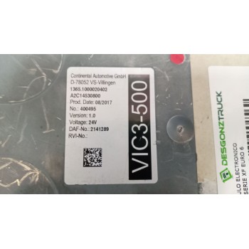 Recambio de modulo electronico para daf serie xf euro 6 12.9 diesel referencia OEM IAM 2141289  VERSION1.0