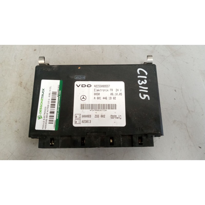 Recambio de modulo electronico para mercedes-benz actros 2/3 2 - ejes / 6 cil. 12.0 v6 diesel (om 501 la) referencia OEM IAM a00 - Blanco