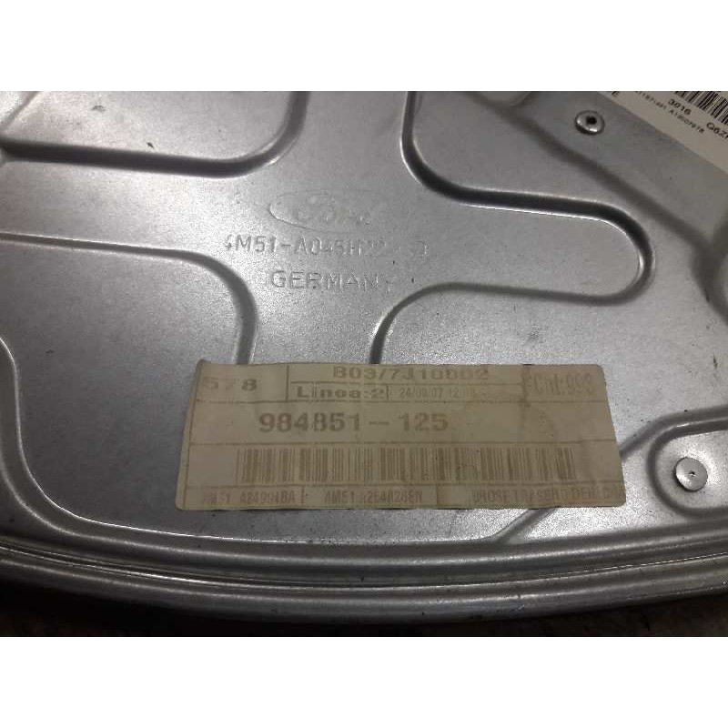 Recambio de elevalunas trasero derecho para ford focus berlina (cap) ambiente (d) referencia OEM IAM 1738643 984851125 - Negro 2