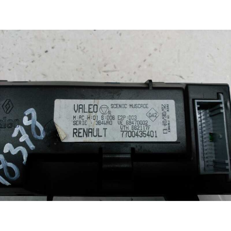 Recambio de mando climatizador para renault scenic (ja..) 1.9 dci authentique referencia OEM IAM 7700435401 - Gris 3