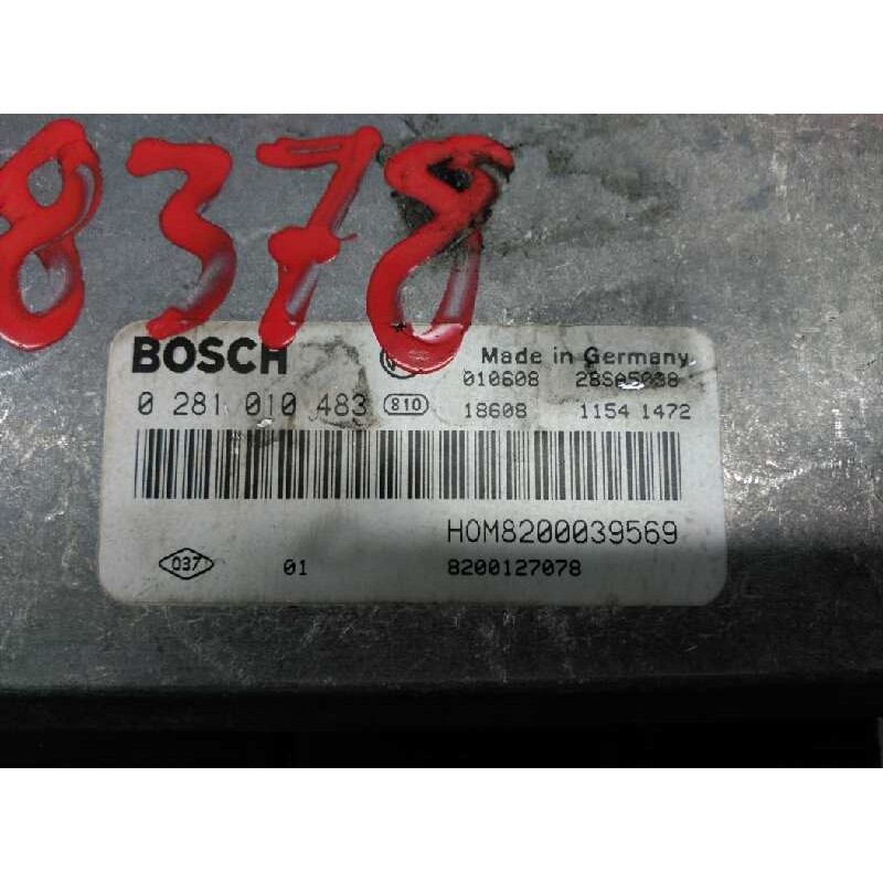 Recambio de centralita motor uce para renault scenic (ja..) 1.9 dci authentique referencia OEM IAM 0281010483 8200039569 - Gris 3