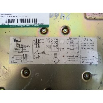 Recambio de tacografo para iveco eurocargo 05.03  3.9 diesel referencia OEM IAM SRNOI1006  24702233