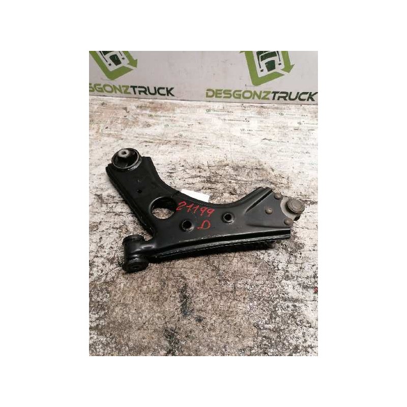 Recambio de brazo suspension inferior delantero derecho para fiat doblo ii (152) easy referencia OEM IAM - Blanco 2