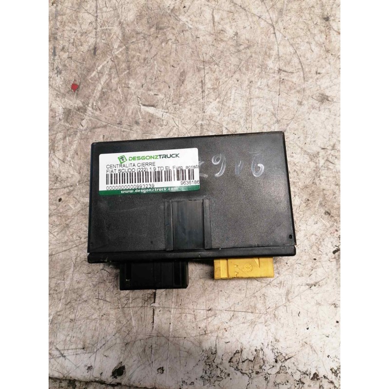 Recambio de centralita cierre para fiat scudo (222) 1.9 td el furg. acristalado referencia OEM IAM 9636186480 3