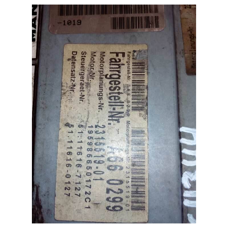 Recambio de modulo electronico para man autobus autobus 14.220 referencia OEM IAM 0281010347 51116167127 CENTRALITA MOTOR - Blanco 3