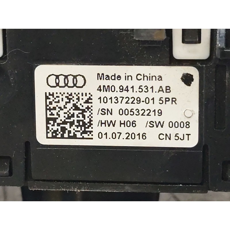 Recambio de mando luces para audi q7 (4mb, 4mg, 4mq) 3.0 tdi quattro referencia OEM IAM 4M0941531AB - Negro 3