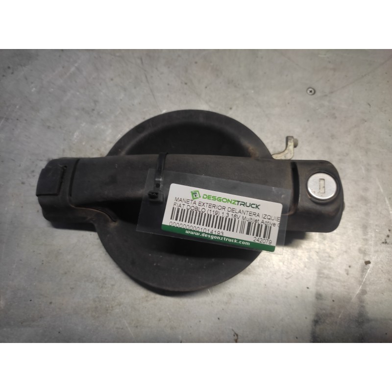 Recambio de maneta exterior delantera izquierda para fiat doblo (119) 1.3 16v multijet active com. (55kw) referencia OEM IAM 242 - Gris