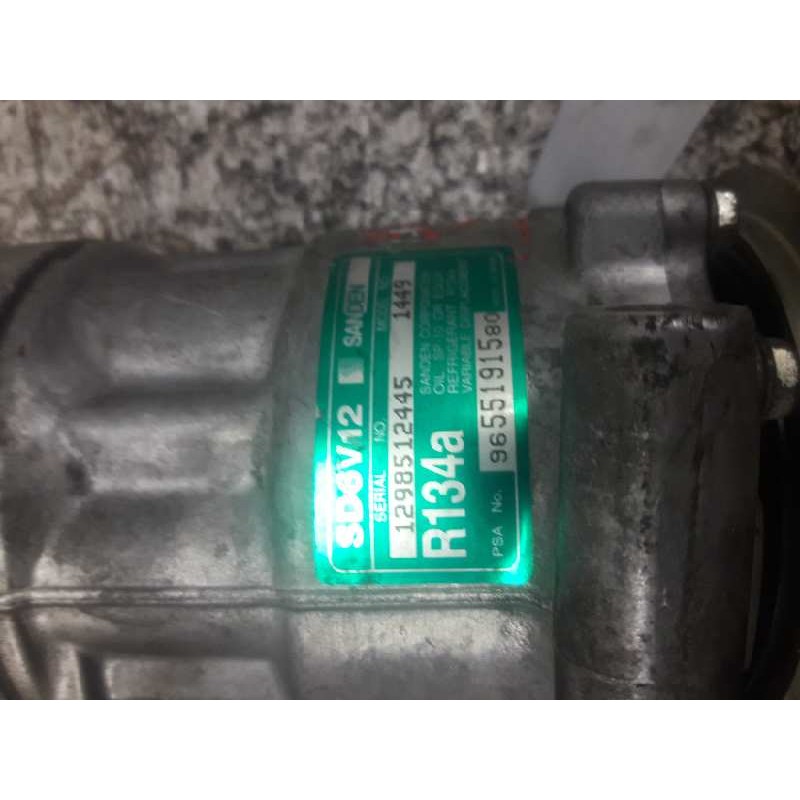 Recambio de compresor aire acondicionado para peugeot 307 (s1) xn referencia OEM IAM 9655191580 1298512445 SANDEN 4
